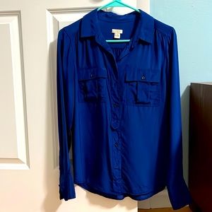 J CREW silk blouse NWOT